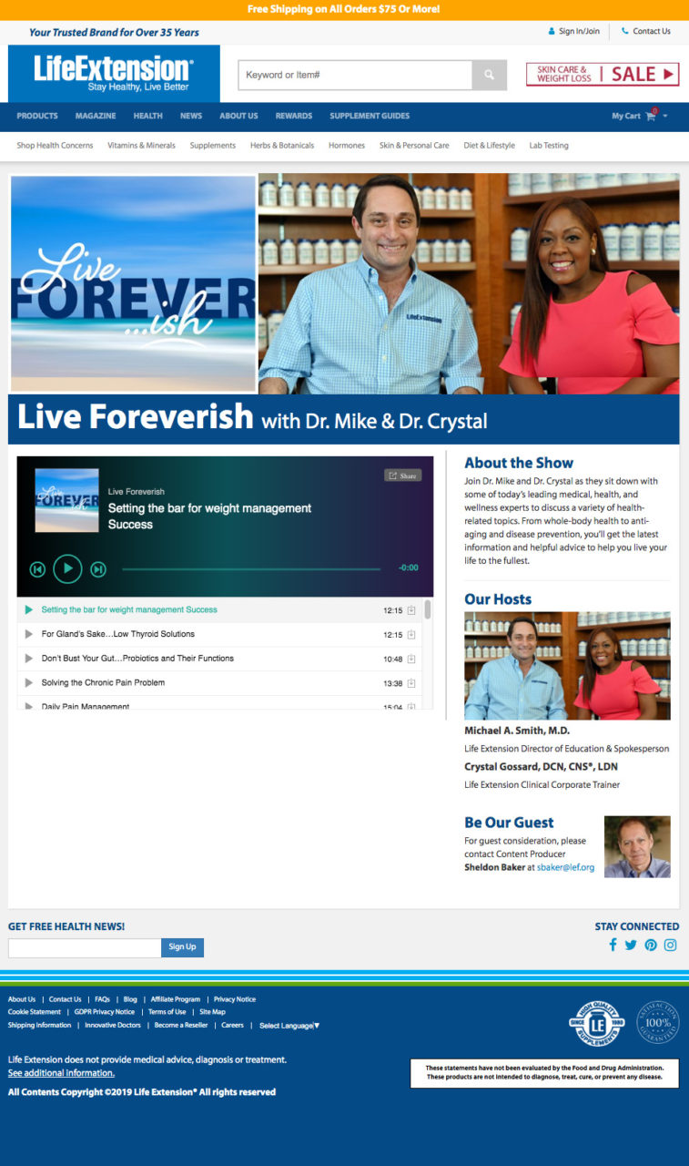 Live Forever...ish podcast